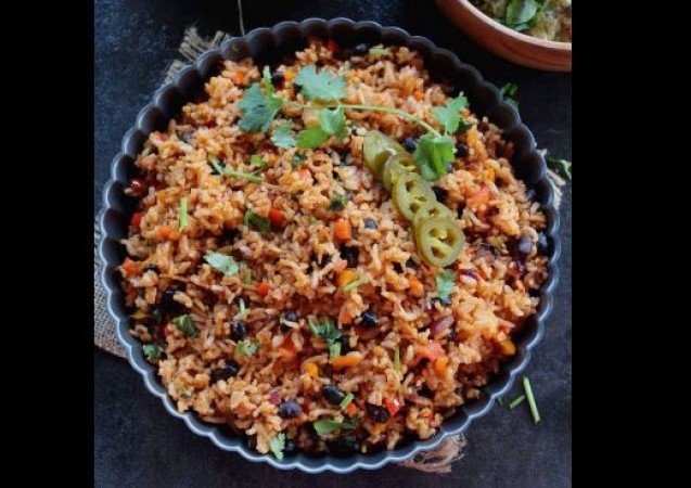 If you are bored eating plain rice, then make Mexican fried rice today