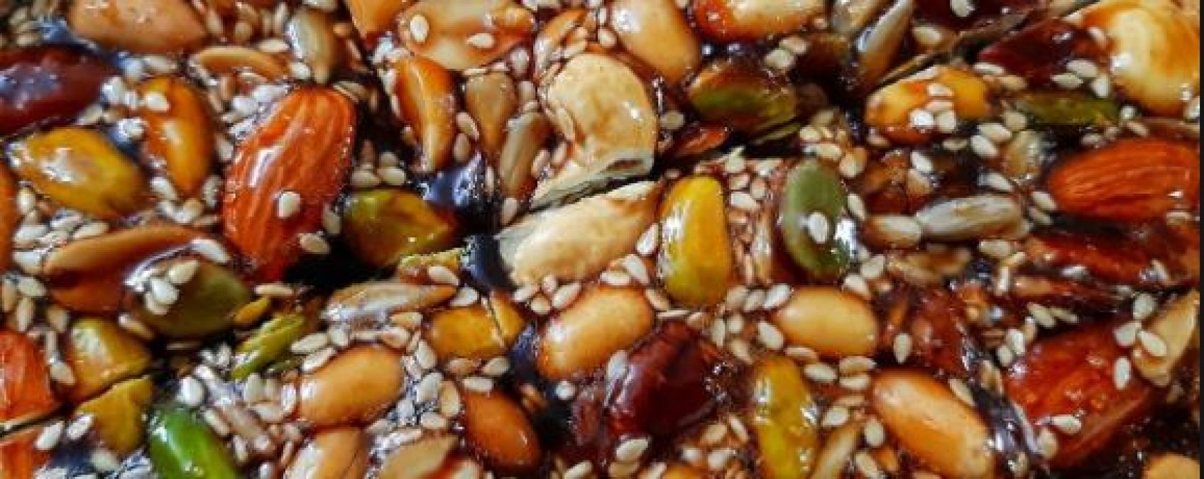 Prepare dry fruits chikki before Makar Sankranti