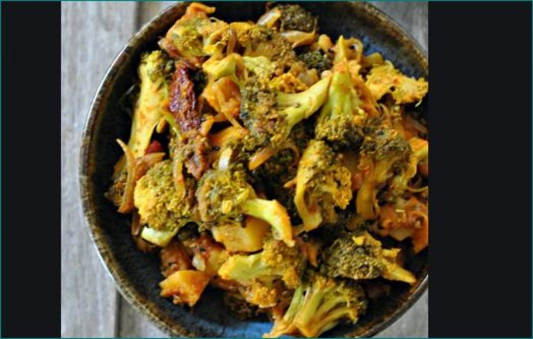 Know how to make Achari Broccoli at home