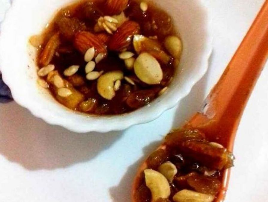 Make Pickle of mixed dry fruits in this way in summer