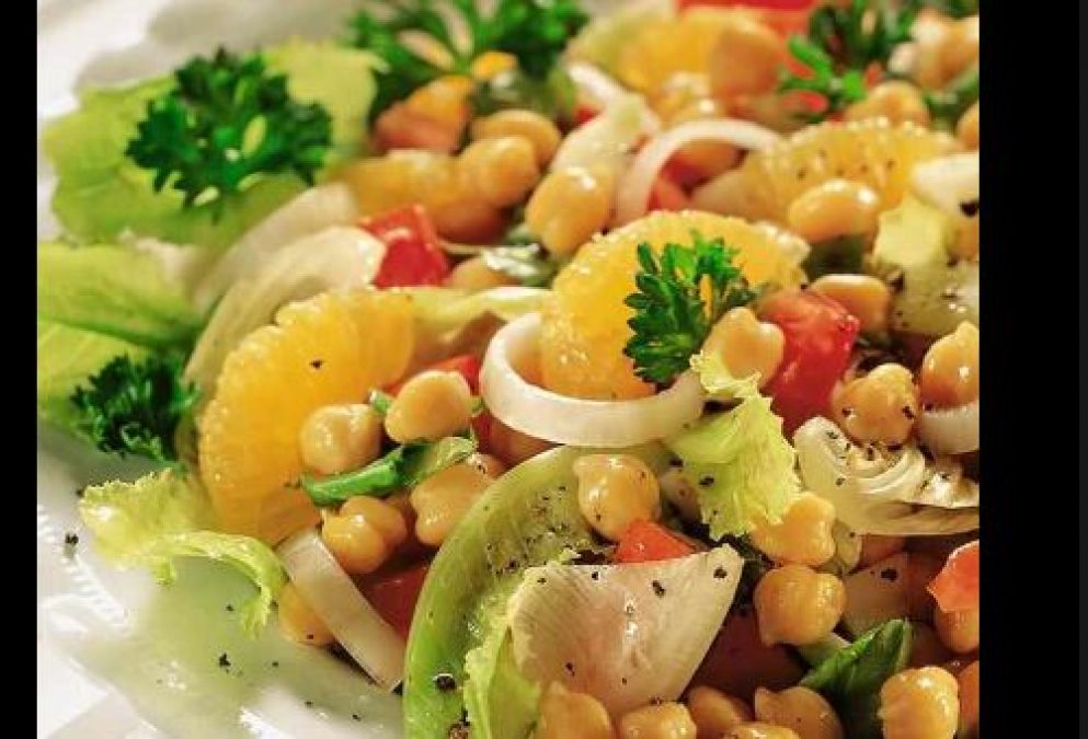 Want to make spicy salad then definitely try Masala Chana Salad