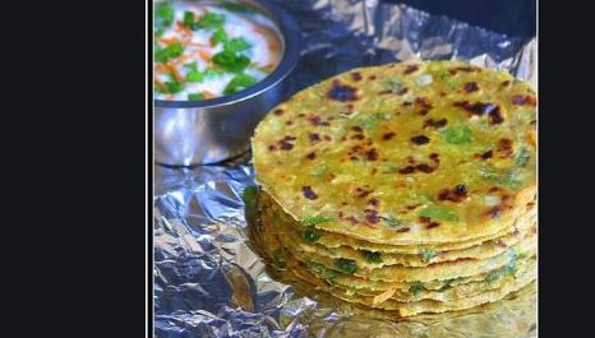 Make tasty Paneer vegetable parathas with this recipe
