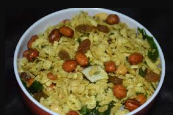 Make tasty Poha Chivda Namkeen recipe at home