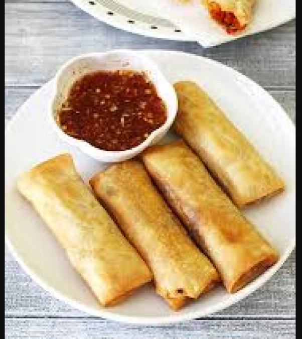 Recipe: Make Delicious Veg Spring Roll at home