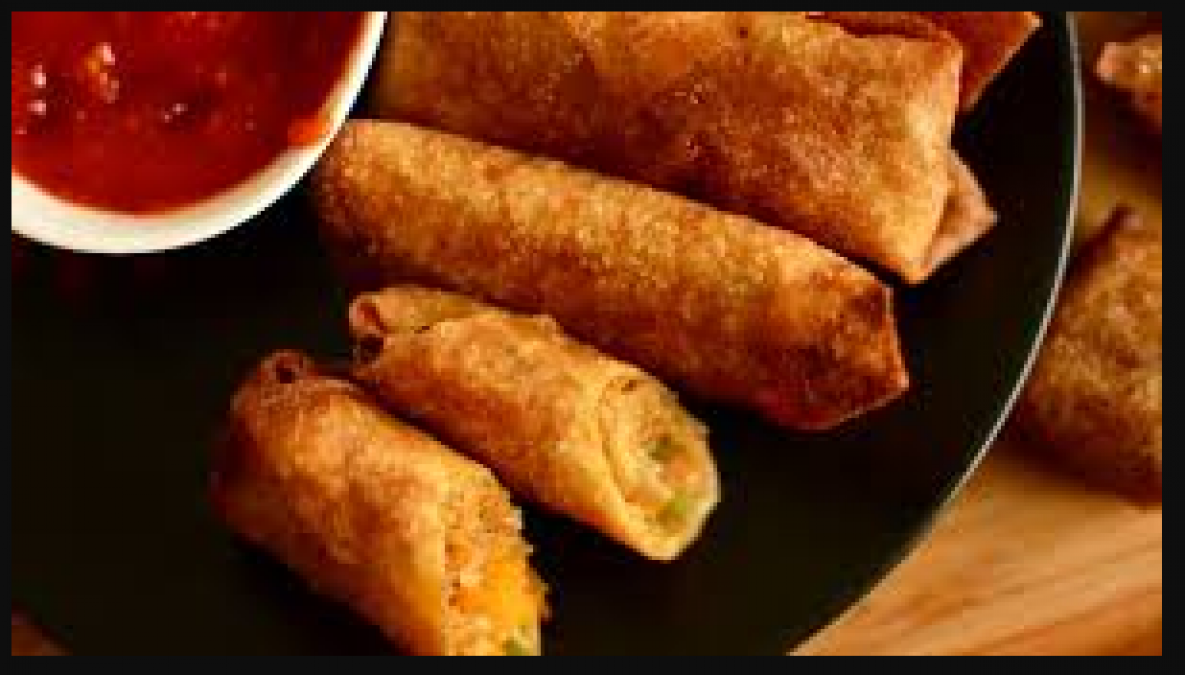 In this simple way make veg spring rolls