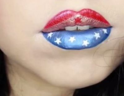 After nail art, now lips art in trend