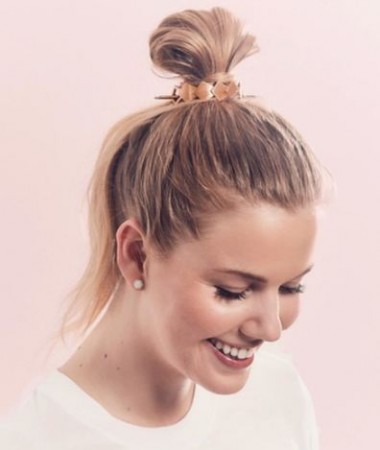 Include these bun cuffs in your hairstyle to get a stylish look