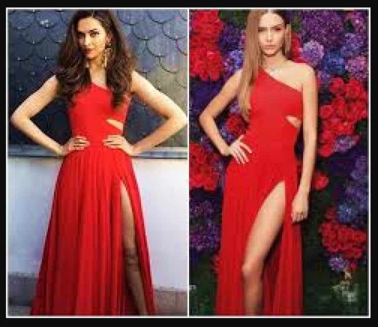 Red color dresses are perfect for Christmas party