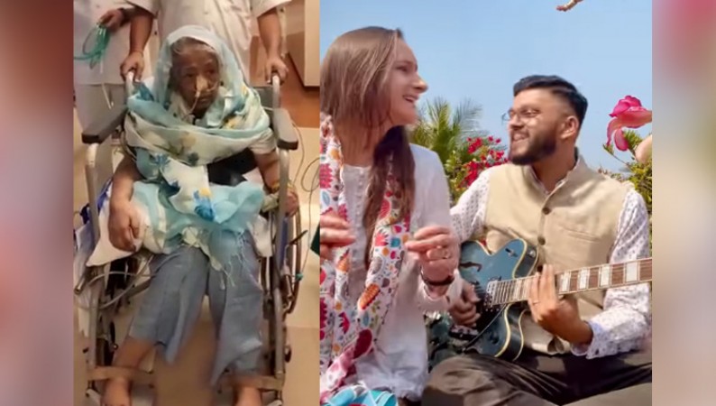 VIDEO: Indo-French couple pays tribute to Lata Mangeshkar in a unique way