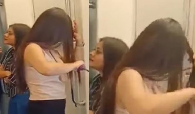 दिल्ली मेट्रो से वायरल हुआ नया वीडियो, देखकर बोले लोग- 'बस यही देखना रह गया था...'