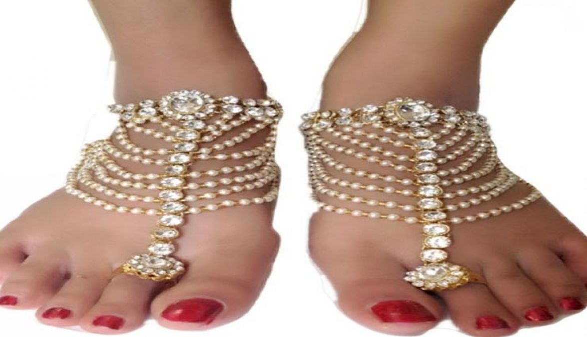 These stylish and heavy anklets for brides  is in trend, know here