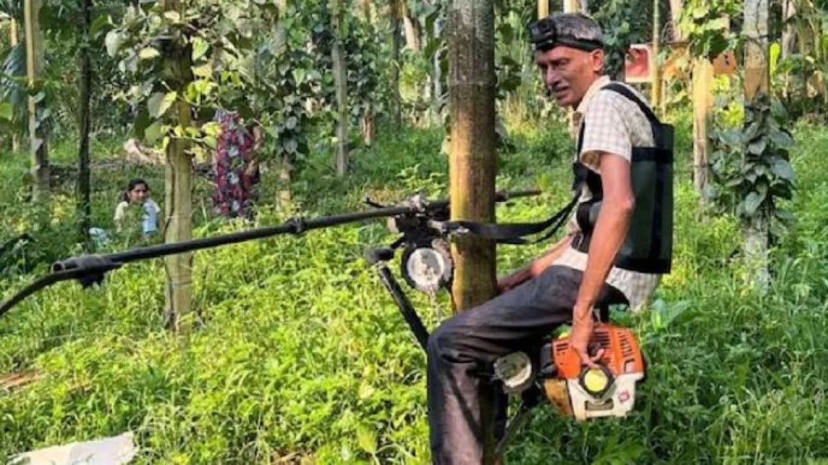 This scooter climbs the tree in 30 seconds, seeing it will blow your senses