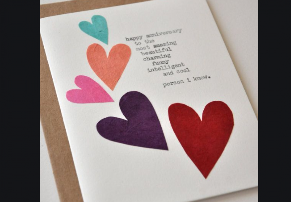 You can make greeting cards at home in this way for your special one