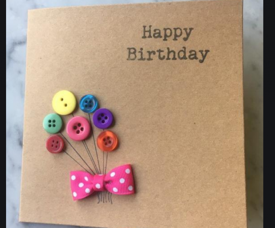You can make greeting cards at home in this way for your special one