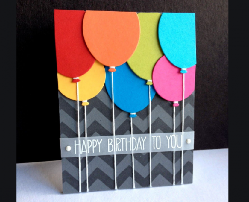 You can make greeting cards at home in this way for your special one