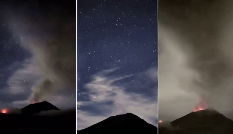 मेक्सिको में फटा सबसे खतरनाक ज्वालामुखी, सामने आया हैरतंअगेज VIDEO