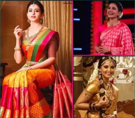 Karvachauth: Take tips from these South actresses if you wish to wear Banarasi saree