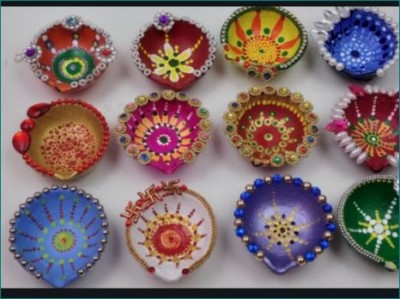 Know how to decorate lamps at home before Diwali