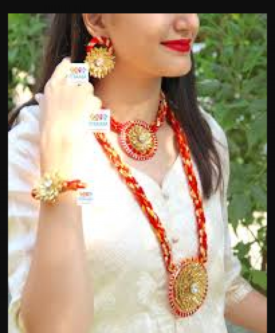 Carry this different Gota Patti jewellery to get different look in marriage and function