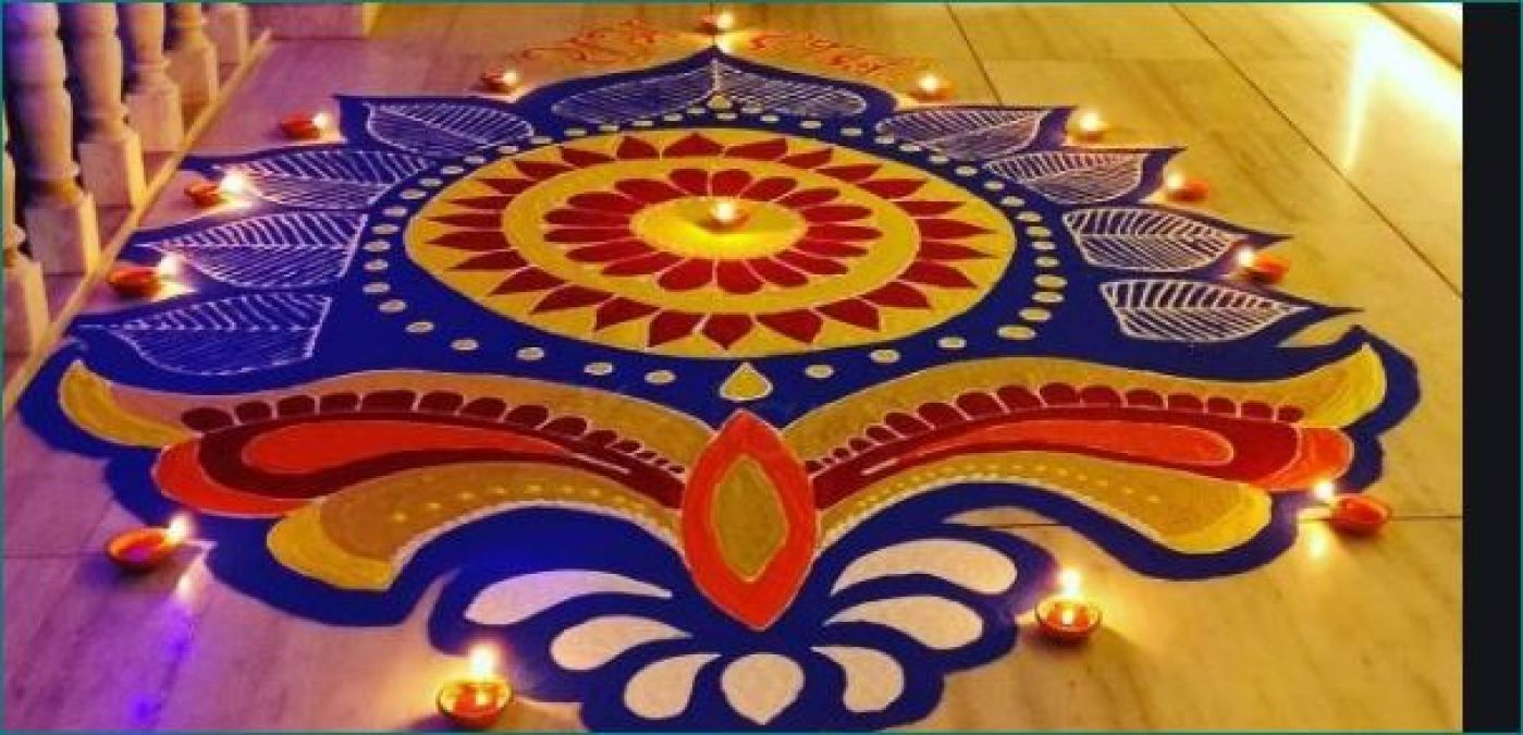 Make these rangoli designs to decorate your house