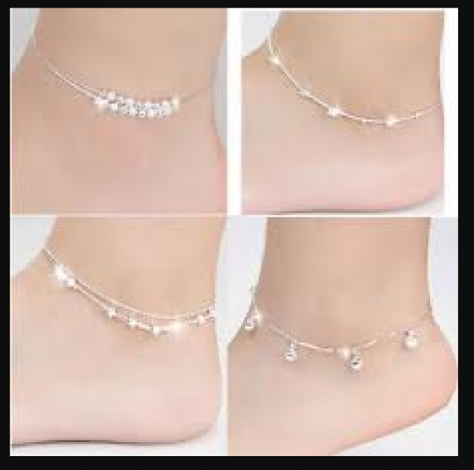 Carry these stylish anklets to enhance the beauty of your feet