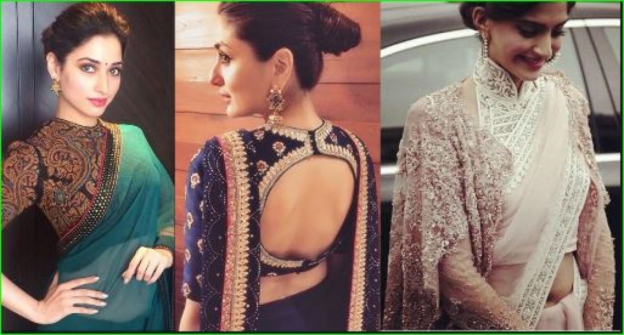 After Wearing this fabulous blouse, you can look different on Karvachauth