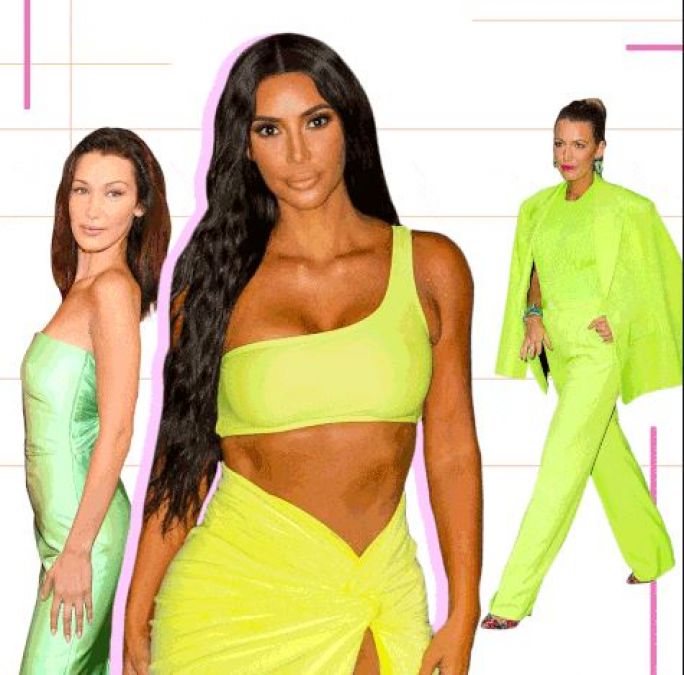 Want to look attractive at a party? try this Neon Color