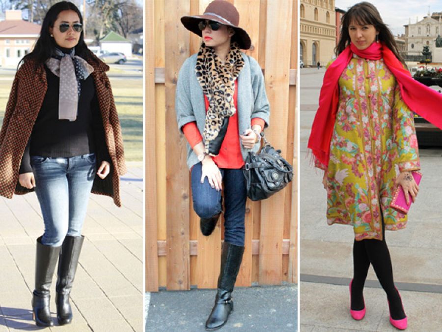 Make yourself look different from others, try these styles of scarf