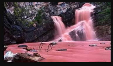 This pink waterfall changes color, know what is unique