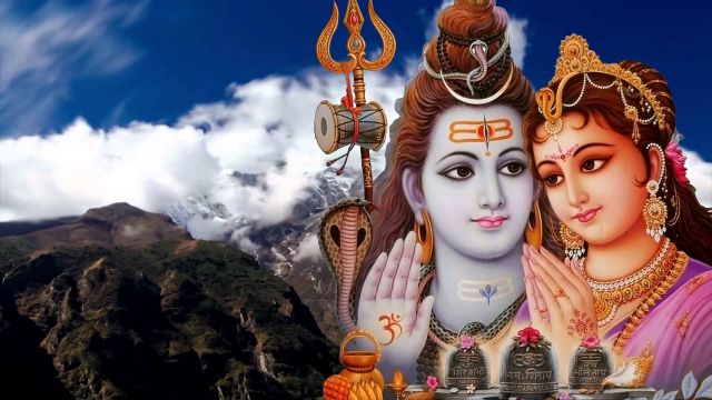 कुवारी लडकिया करे शिव जी की पूजा माता पार्वती के साथ