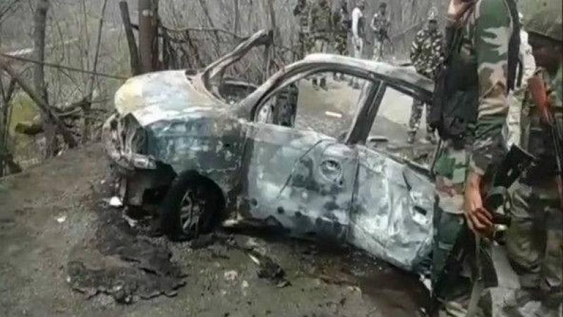 CRPF convoy’s car blast suspected Hizbul terrorist  arrested in J&क