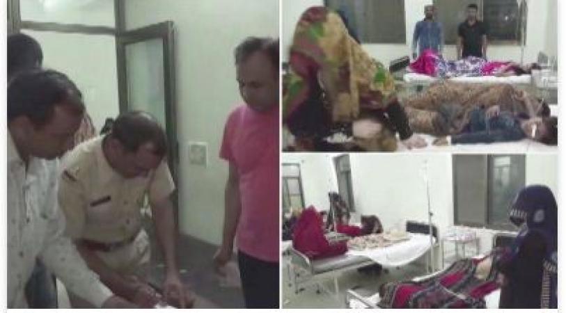 After eating food served in marriage reception bride and several people get ill