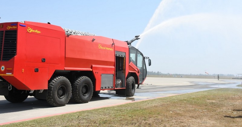 Indian Air Force Receives First Indigenous Crash Fire Tender