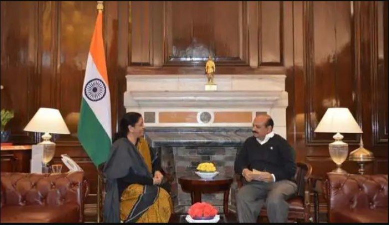 Bommai meets FM Sitharaman, discusses GST & pending state projects