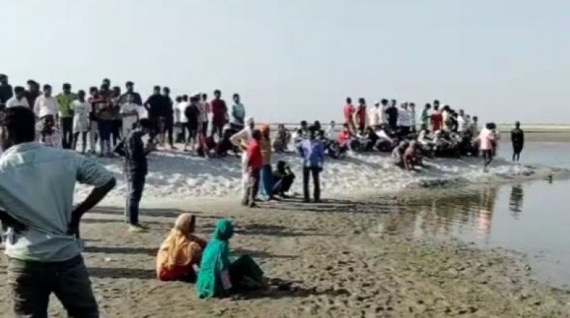 बाराबंकी: सरयू नदी में नहाने गए 5 बच्चे डूबे, 2 भाइयों की मौत, 3 लापता