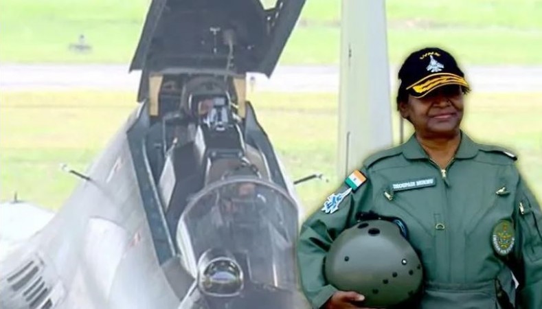 Assam: Murmu takes sortie in Sukhoi 30 MKI fighter aircraft