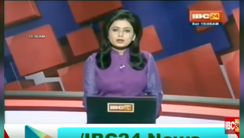 Young anchor read her husband's crash news on bulletin