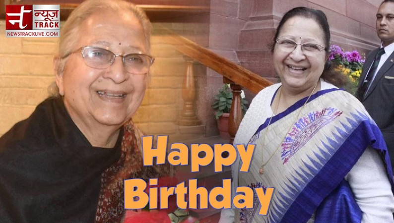 Sumitra Mahajan's birthday: Something special for the former Lok Sabha Speaker
