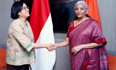 Nirmala Sitharaman meets her Indonesian FM Mulyani Indrawati