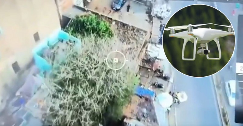 Drone Surveillance Reveals Stones on Rooftops Ahead of Ram Navami
