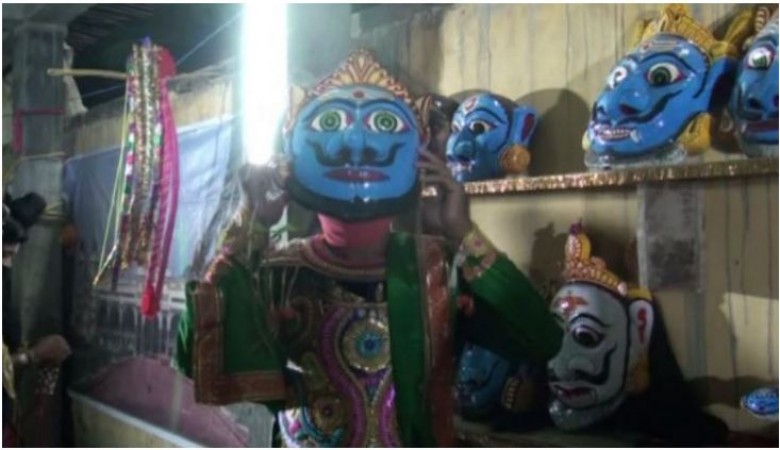 Odisha: Locals thronged Daspalla to observe 'Lanka Podi Jatra'