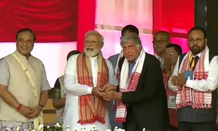 Ratan Tata, PM Modi Inaugurates 7 state-of-the-art Cancer Centres in Assam's Dibrugarh