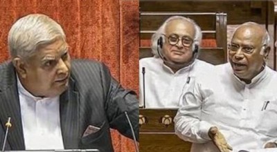 Kharge Becomes Emotional Over 'Parivarvaad' Remark in Rajya Sabha