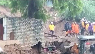Heavy rainfall, House wall collapses in the Bundi district of Rajasthan,  Seven dead