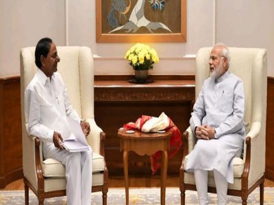 Telangana CM meets modi to discuss revaluation of reservation for backward classes in the state