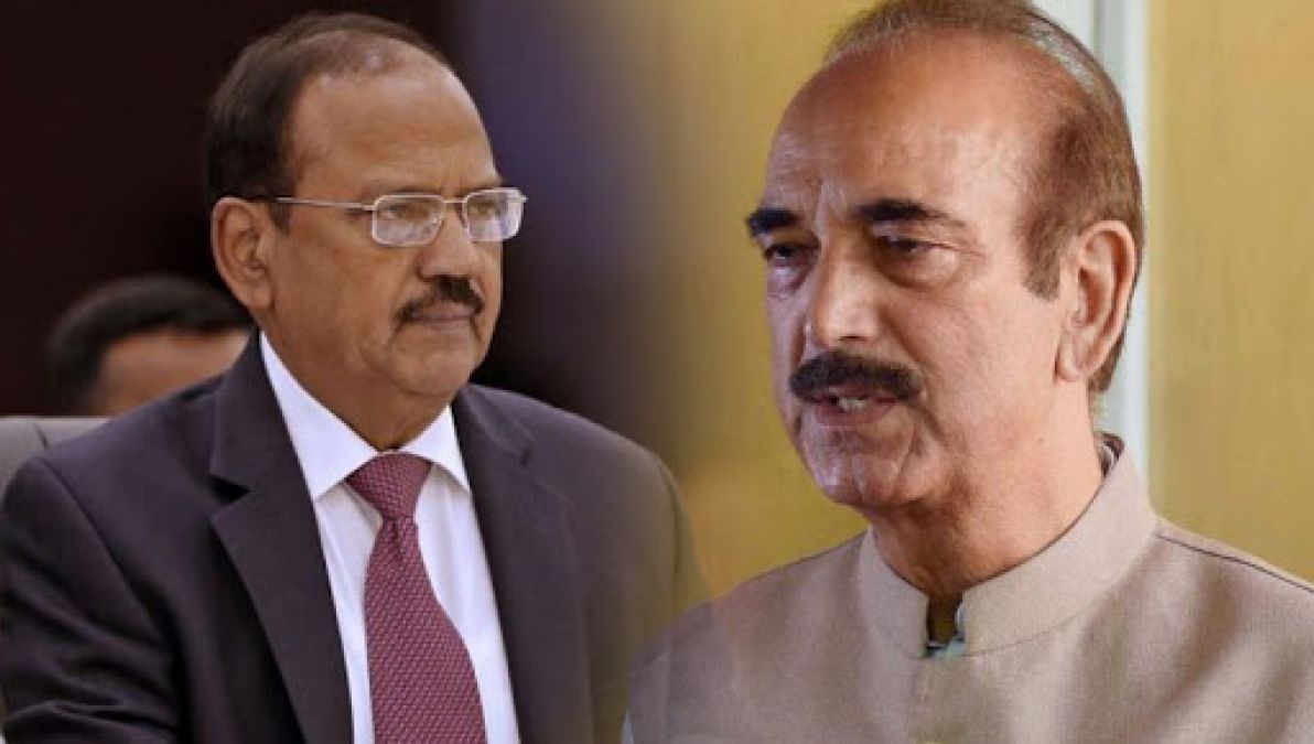 NSA Ajit Doval met the common people in Jammu and Kashmir, Gulam Nabi Azad made these allegations