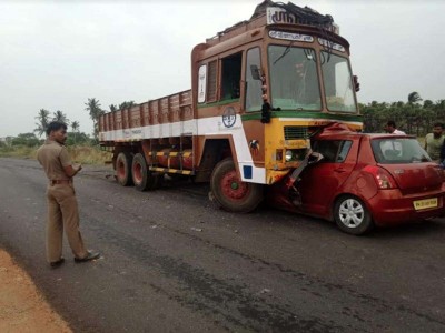 राजस्थान के नागौर में ट्रक से टकराई कार, 5 की मौत