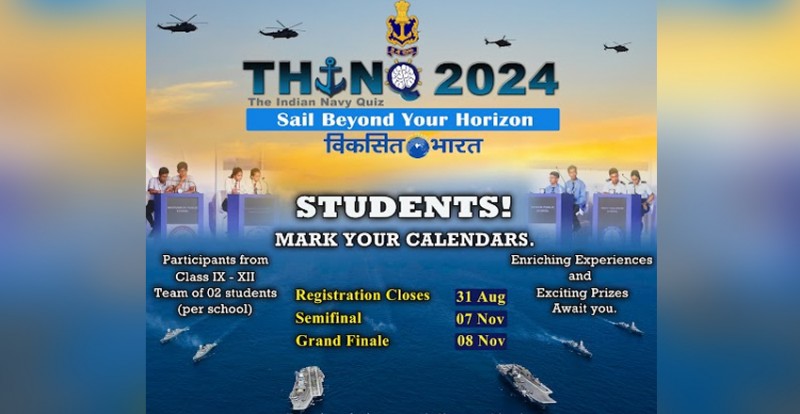 Navy Invites Applications from Students for National-Level Quiz Competition