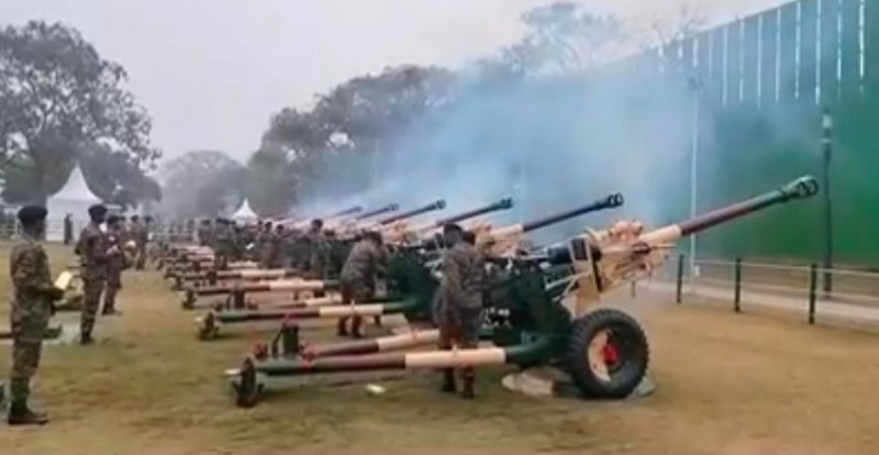 Indian Army Prepares for Independence Day Honor with 21 Gun Salute Rehearsal