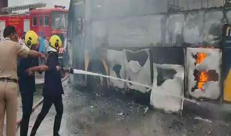 Back-to-Back Fires in Maharashtra: Pune Bus Blaze and Kolhapur Theatre Inferno